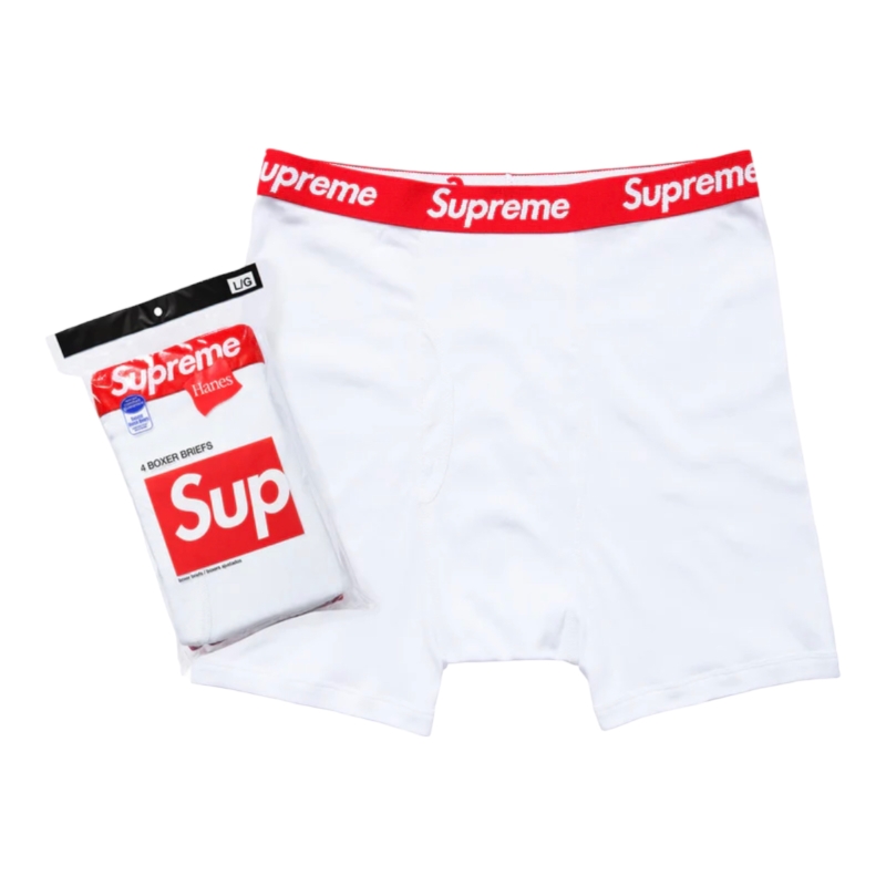 Boxer Supreme Brieft White (4 Pack)