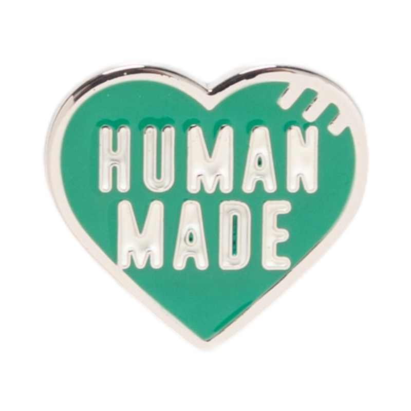 Pins Human Made Heart Green (2.2cm)