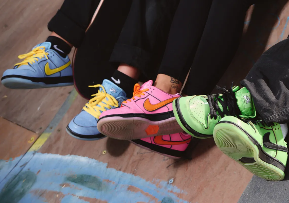 Powerpuff Girls x Nike SB Dunk Low " Buttercup"